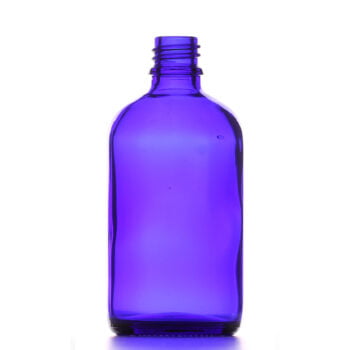 Blue Glass Dropper Bottle 100ml