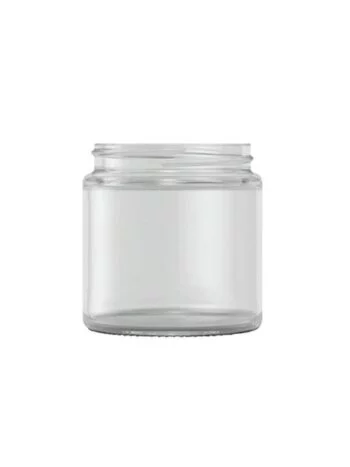 Clear Glass cream jar 120ml / 4oz