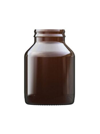 amber Glass tablet bottle 200ml