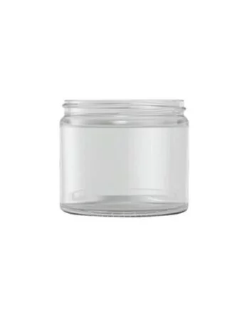 Clear Glass cream jar 250ml