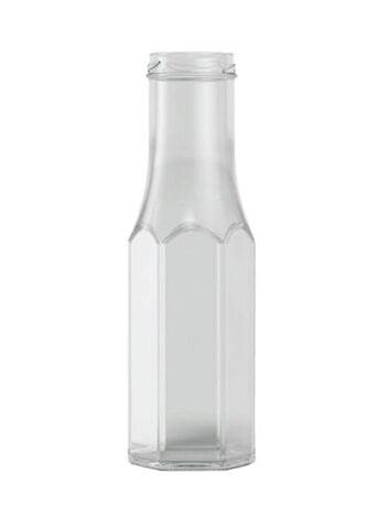 hexagonal sauce bottle 250ml