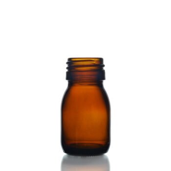 Amber Glass Syrup Bottle 30ml
