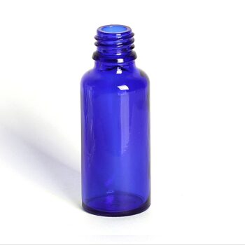 Blue Glass Dropper Bottle 30ml