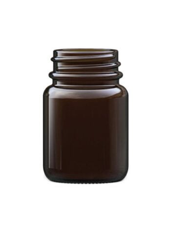 Amber Glass Power Round 15ml