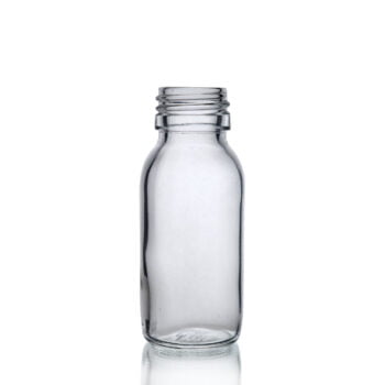 Clear Glass 60ml Alpha Syrup Bottle