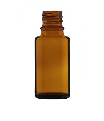 15ml amber glass dropper bottle